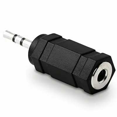 UKDJ 2.5mm Stereo Jack Plug Male To 3.5mm Stereo Jack Socket Female Adaptor PP • £1.99