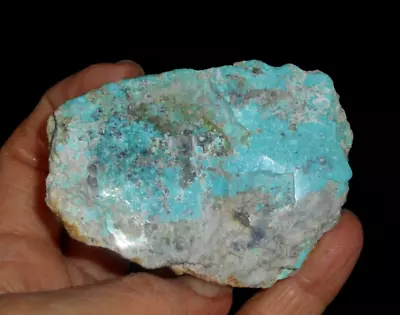 Turquoise Molybdenite Windowed Blue Mineral Park Kingman AZ  Specimen 4.4 Oz • $95