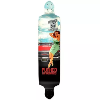 Yocaher Drop Down Longboard Deck - Route 66 Series - RTE-66  (DECK ONLY) • $59.99