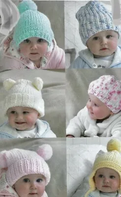 £3 • Buy Baby Knitting Pattern For Thick, Warm  Hats-birth To 5yrs