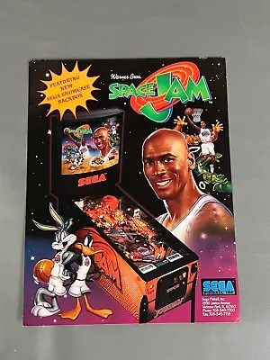 Space Jam Flyer New NOS PROMO Sega Pinball Machine Art Artwork Retro • $13.56