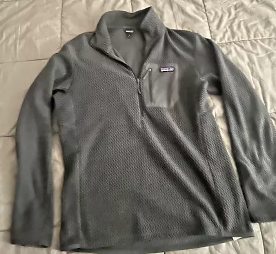 Patagonia R1 1/4 Air Zip Fleece Pullover Men's Medium Black • $39.99