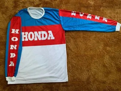 Vintage Motocross Jersey Honda XR TL XL MR  CR ATC ATV ELSINORE 125 250 480 500. • $32.62