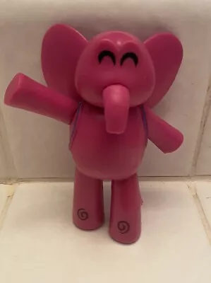 Pocovo Pink Elephant W/blue Backpack Solid Pvc Toy • $3.99