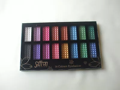 Saffron 16 Colours Eyeshadows Palette New • £6