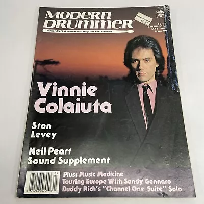 Vinnie Colaiuta/Neil Peart/Stan Levy/Sandy Gennaro Modern Drummer Mag. May 1987 • $15.10