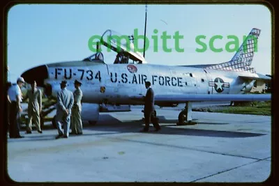 Original Slide USAF North American F-86D Sabre 1950s • $8.50