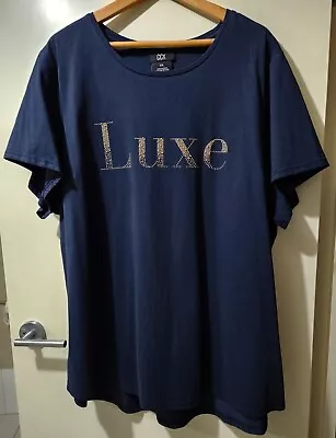 NEW - CITY CHIC Plus Size XXL (24) LUXE Beaded Love Top Tee T-shirt • $29.99