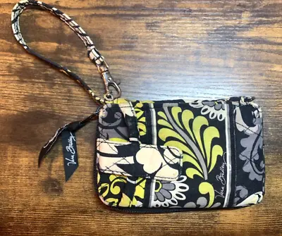 Vera Bradley * BAROQUE * Carry It All Wristlet * Wallet Phone Case * Yellow/Blk* • $15