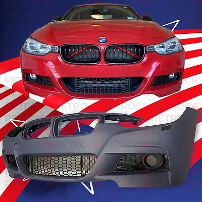 For BMW 3 Series F30 M Sport M Tech Front Bumper Without PDC 12-18 • $350