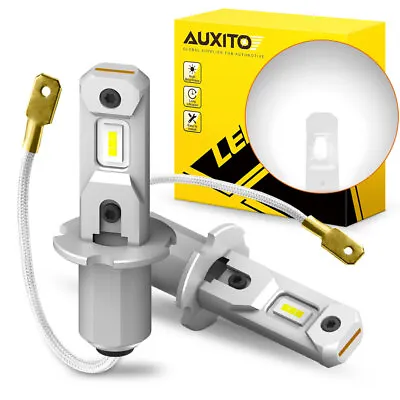 AUXITO Foglight H3 Bulbs Xenon 6500K White LED Conversion Kit Day Running Lights • $7.59