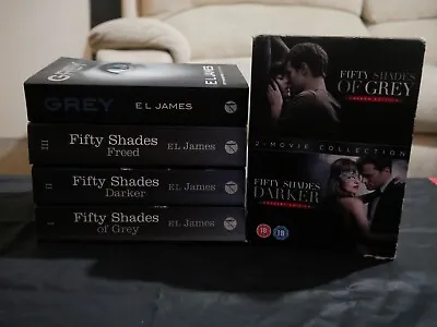 50 Fifty Shades Of Grey Bundle X4 Paperbacks By EL James...DVD • £9.99