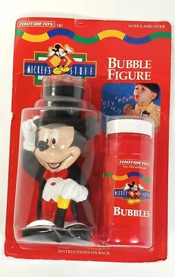 NOS 1995 Disney Mickey Mouse Bubble Figure Mickeys Stuff For Kids Bubble Toy  • $19.99