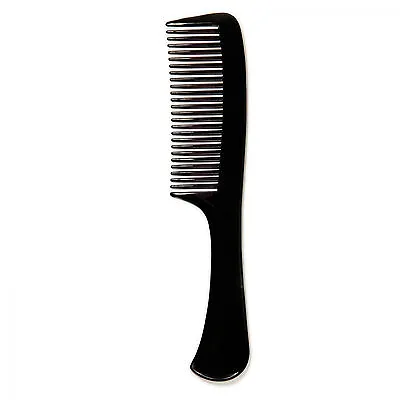 Hair Wide Tooth Detangling Comb Wig Detangler Black Rake 132 • £3.49
