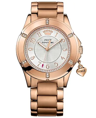 £49.99 • Buy Juicy Couture 1901201 Ladies' Rich Girl Rose Charm Bracelet Watch