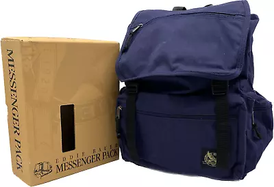 Eddie Bauer Messenger Pack Navy New In Box • $74.99