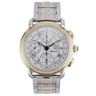 Maurice Lacroix Chronograph 67668 18kt Gold & Steel 38mm Very Good Condition • $1600