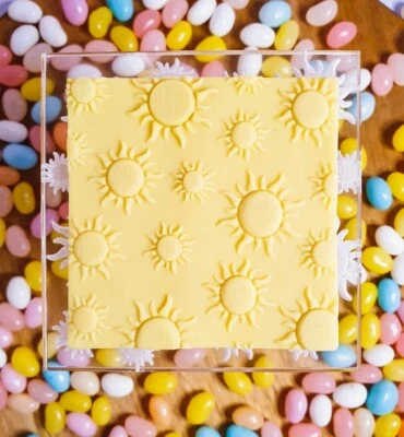 $15.95 • Buy Sun Pattern Raised Fondant Embosser POP Stamp Sunshine Baby Shower 1st Birthday