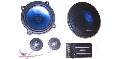Concept CX2-525 5-1/4  2-Way 120W Component Set Speakers Tweeters 5.25  Midpbass • $29