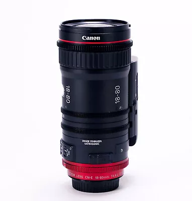 Canon CN-E 18-80mm T4.4 L IS Compact Servo Cine Lens EF Mount - EXC! • $2599