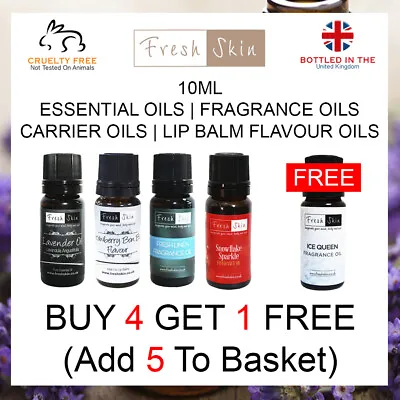 £2.49 • Buy Essential Oils 10ml Fragrances Carrier Oils Lip Balm Flavour Aromatherapy
