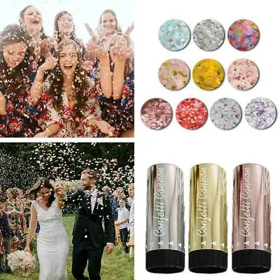 Compressed Air Confetti Cannons Wedding Birthday Baby C5B6 Hen Poppers C1W6 • $4.53
