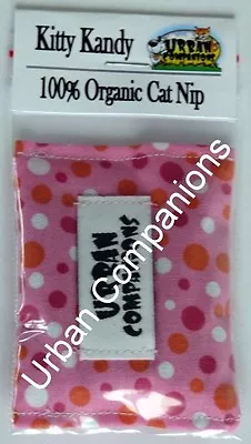 100% ORGANIC Filled Cat Nip Toy (NO FILLERS) - PINK .. BONUS FREE SEED OFFER !!! • $4.80