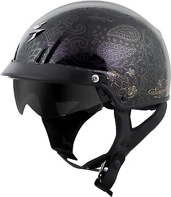 Scorpion EXO-C110 Azalea Motorcycle Helmet Black/Gold • $62.88