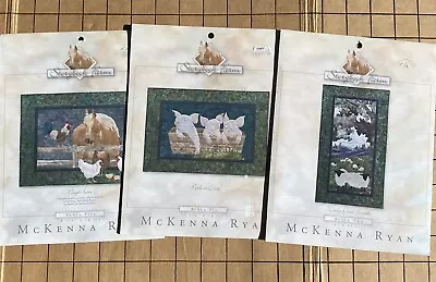 Applique Quilt Pattern Lot Farm Animals • $12