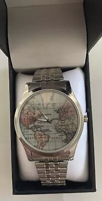 World Map Watch - New Battery -Stretchable • $14
