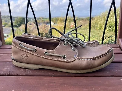 £10 • Buy Timberland Classic 2 Eye Deck Boat Shoes Boots Walking Hiking Outdoors Fishing