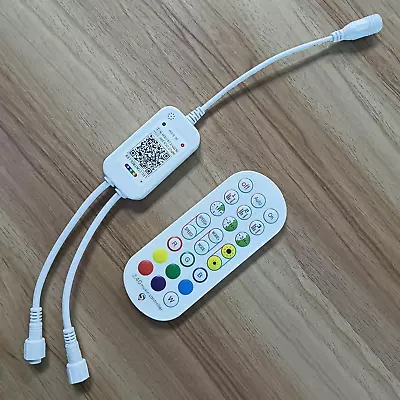 LED Controller Box With 24Key 2.4G RF Remote For Led Strip Lights Compatible Wi • $22.01