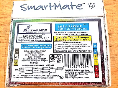 PHILIPS ADVANCE ICF-2S42-M2-LD-K CFL Ballast Electronic 93W 120/277V • $19.99