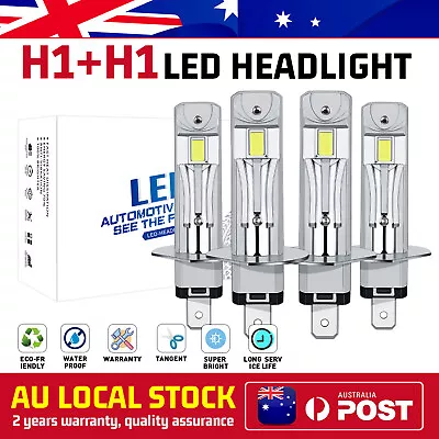 4×H1 LED Headlight Beam Bulbs Halogen 1:1 For Mazda 6 2004 GY Station Wagon • $66.69