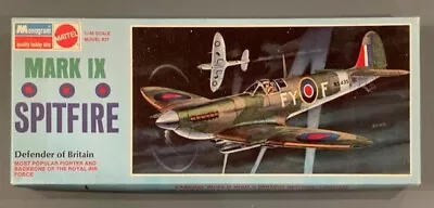 Vintage MONOGRAM  1/48 Supermarine Spitfire Mk.IX MODEL KIT #6801 M4 • $44.99