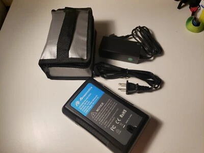 $89 • Buy PoweerExtra 95Wh 6600mAh Battery For V-Mount V-Lock Brick DSLR Video Camera