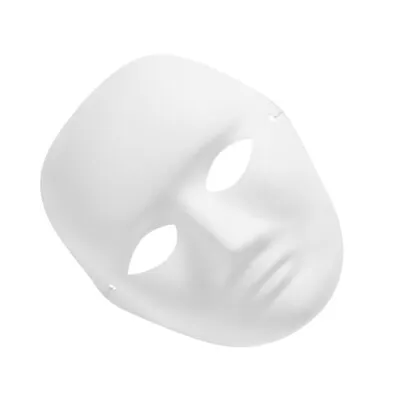  Mens Portrait Full Face Mask For Painting Masks Masquarade Blank • £7.78