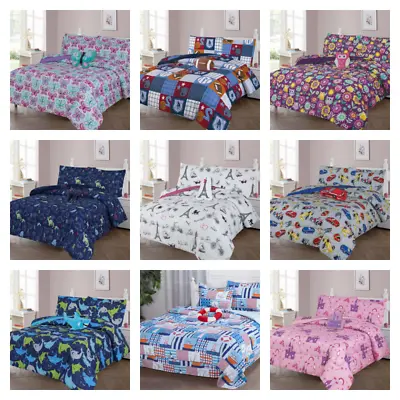 New Bed In A Bag Complete Kids Bed Comforter Top Printed (twin 6pc) (full 8pc)gg • $39.10