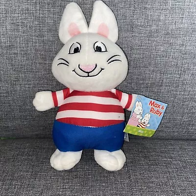 Max And Ruby  MAX  Nelvana  8” Plush Stuffed Rabbit • $7