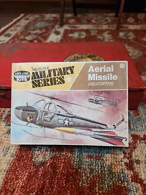 *Incomplete Aerial Missile Helicopter Military Series Hobby Kit Life-Like 09654 • $55