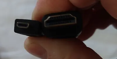Micro HDMI (type D) To HDMI (type A) Cable - 5ft • $3