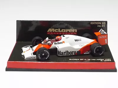 MINICHAMPS 1:43 McLAREN MP4/2B TAG 1985 N. LAUDA #21  Marlboro  • £34.99