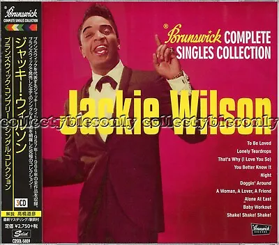 Jackie Wilson~ Brunswick Complete Singles Collection Vol 1 ~SEALED Japan 3x CD • £29.99
