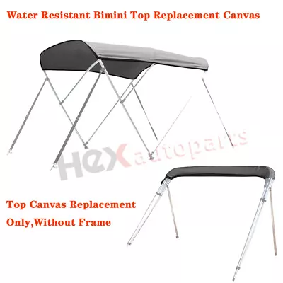 4 Bow Bimini Top Replacement Canvas Cover W/ Boot Without Frame Water Resistant  • $36.99