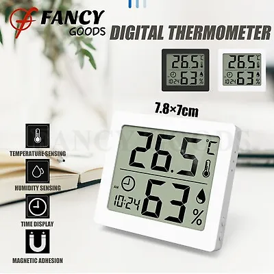 Digital Room Thermometer Humidity Meter Hygrometer Tester Indoor Temperature • $8.90