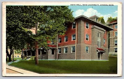 Athens OH~Ohio University College Campus~Boyd Hall~1921 Postcard • $8.99