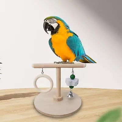 Parrots Playstand Tabletop Bird Stand Tabletop For Cockatiels Cockatoo Macaw • $11.67