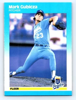 1987 Fleer #368 Mark Gubicza • $1.78