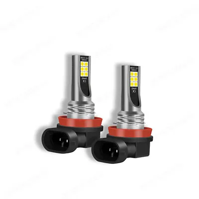 2pcs LED Fog Light Bulbs H8/H11 Fog Light Bulb White 6000K High Power DRL Lamps • $9.99