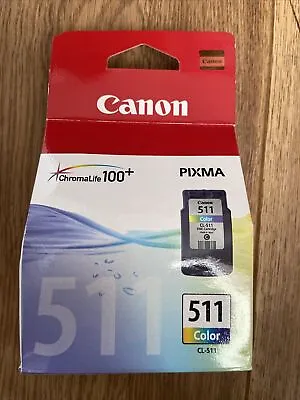 £17.96 • Buy Genuine New Canon CL511 Colour Ink Cartridges For PIXMA IP2700 MP230 MX320